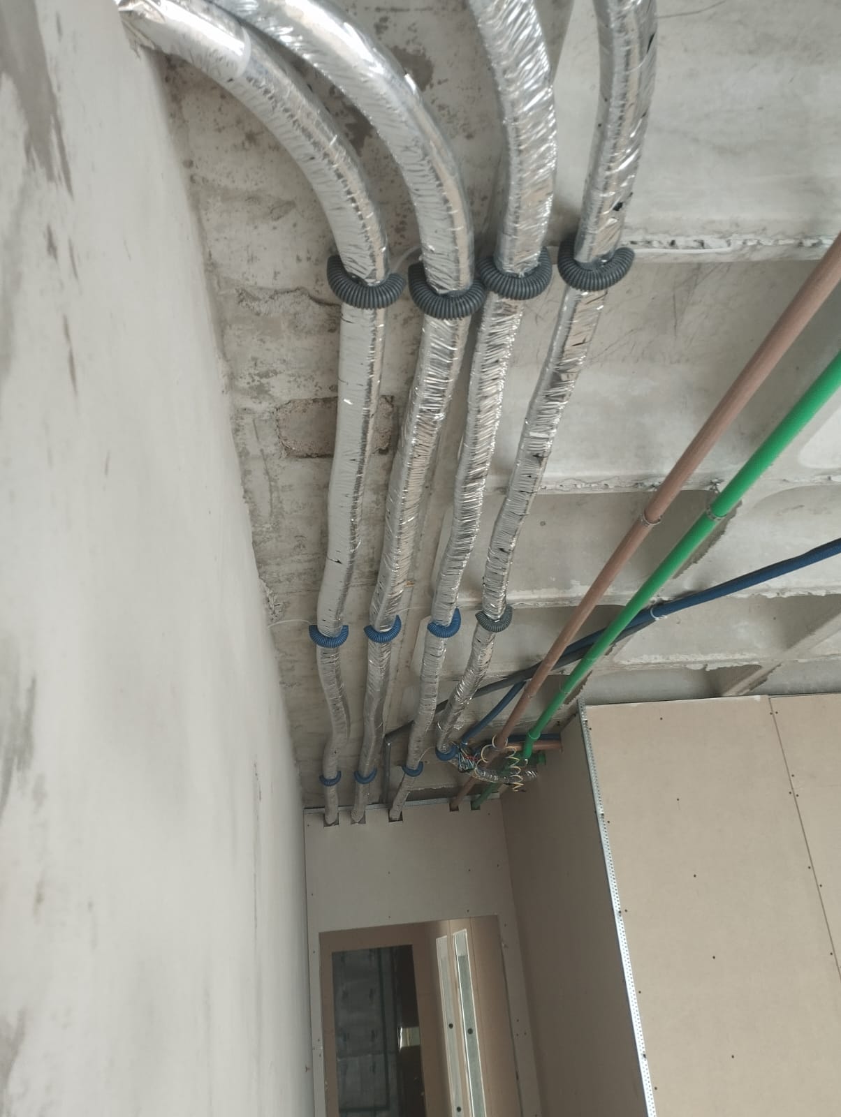 Infraestrutura de tubulação para climatização